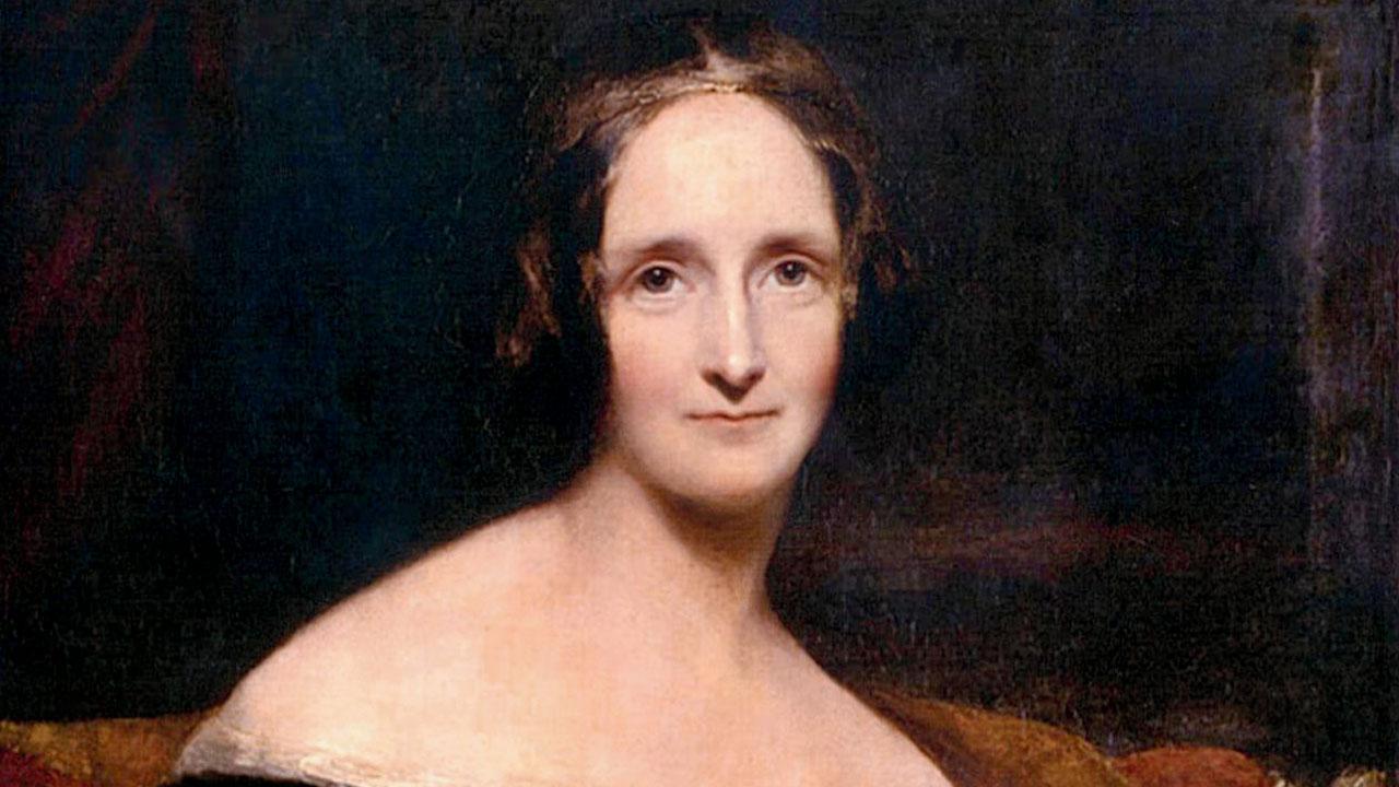 Richard Rothwell’s portrait of Mary Shelley. PIC COURTESY/WIKIMEDIA COMMONS