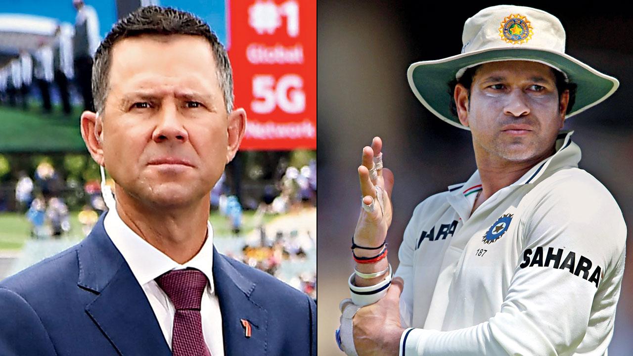 Ricky Ponting and Sachin Tendulkar