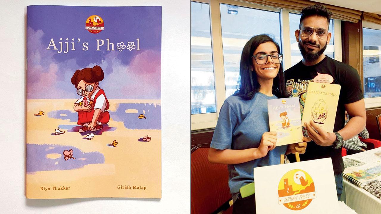 Ajji’s Phool (right) Riya Thakkar and co-author Girish Malap