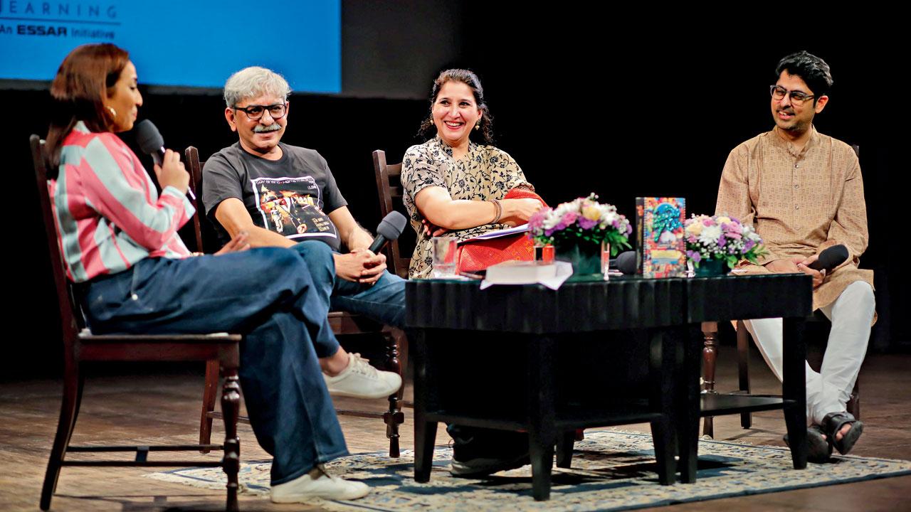 (From left) Rohini Ramanathan with Sriram Raghavan, Nirupama Kotru and Varun Grover 