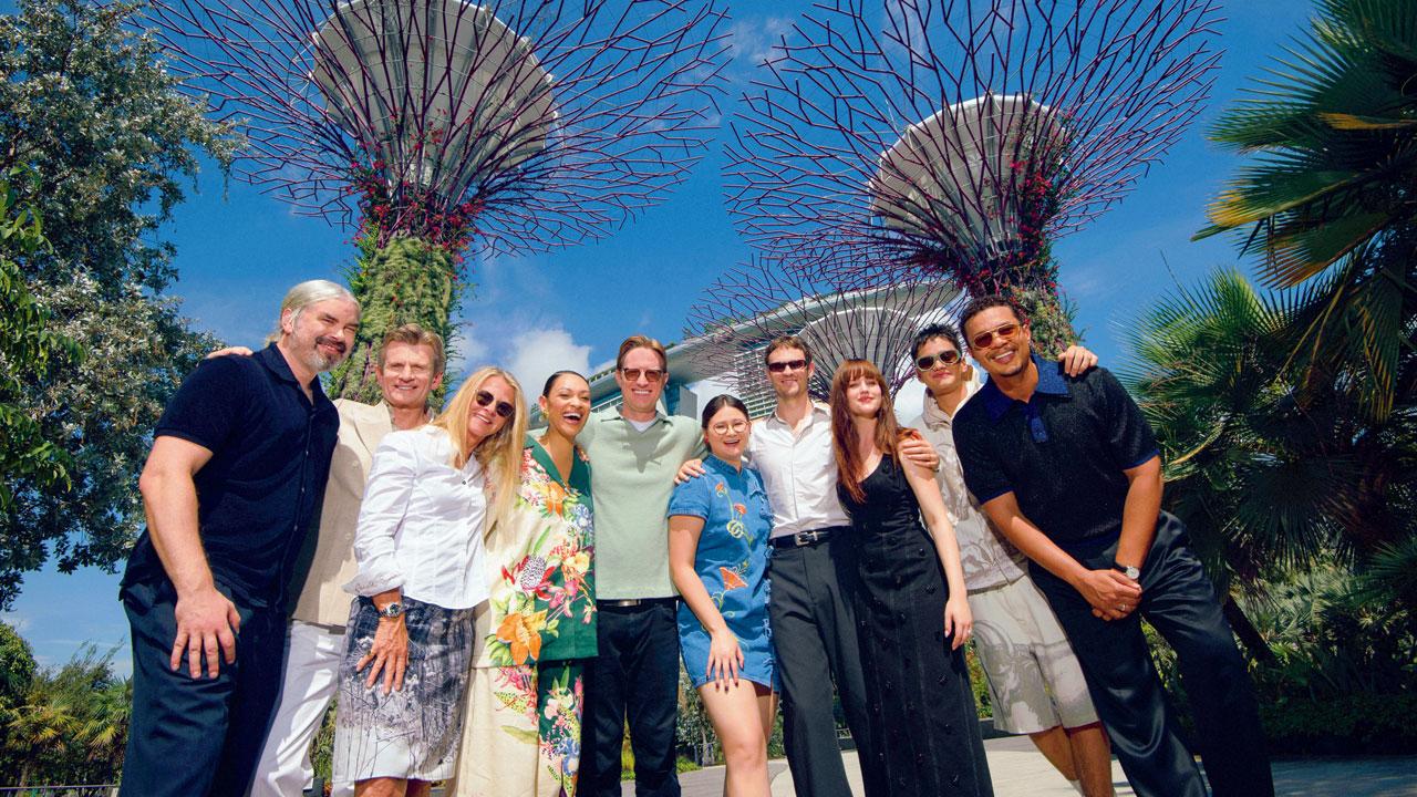 The cast of The Rings of Power in Singapore 