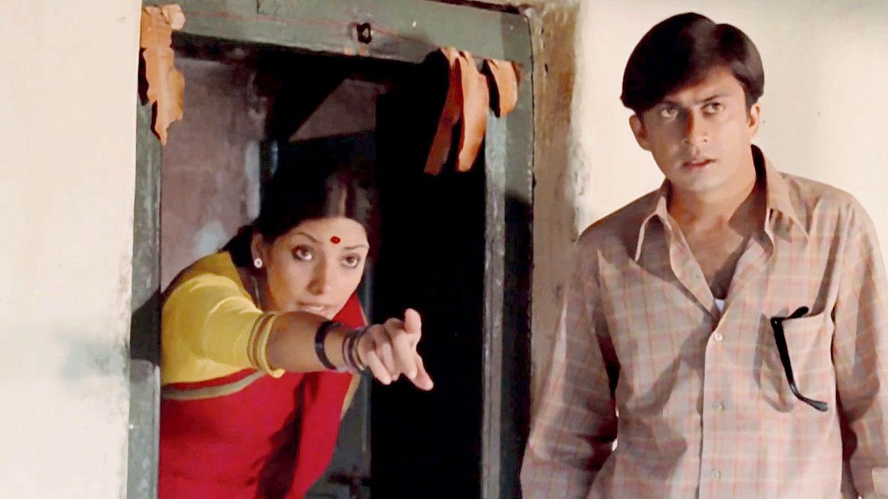 Shabana Azmi and Anant Nag in Ankur. File Pic