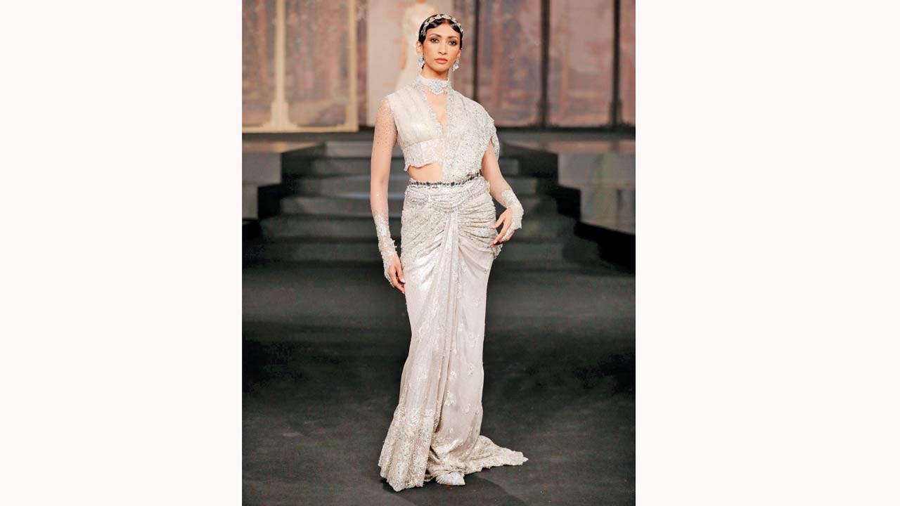 Lakshmi Rana in a Tarun Tahiliani ensemble