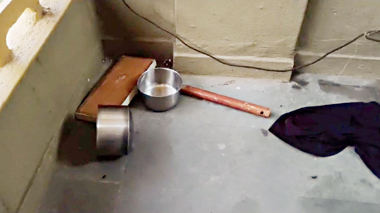 The utensils that were flung