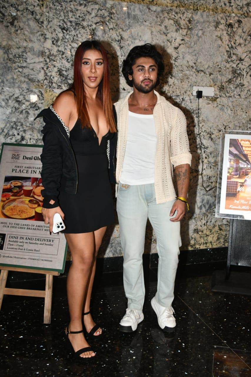 Addy aka Abhishek Jain was also present at the party but he avoided posing with Kashish Kapoor, rather he was seen with Nayera Ahuja