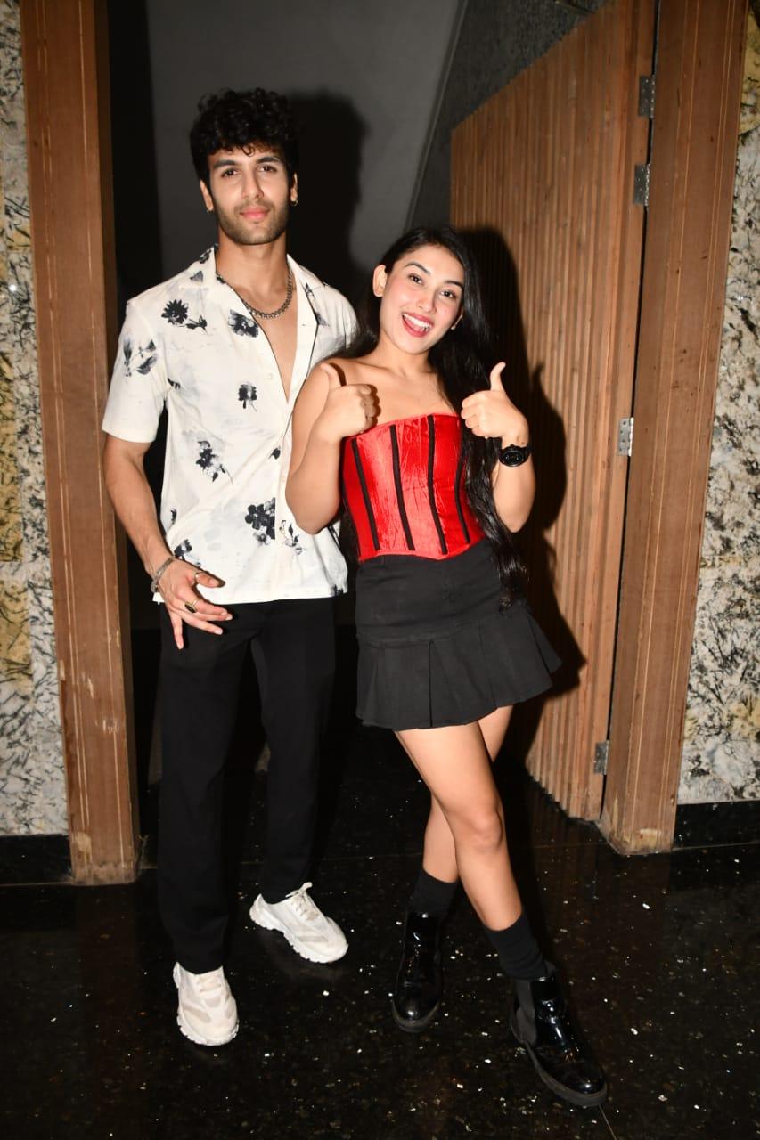 The winners of Splitvilla X5 and the power couple in real life, Jashwant Bhopana and Akiriti Negi posed for the cameramen stationed at the event