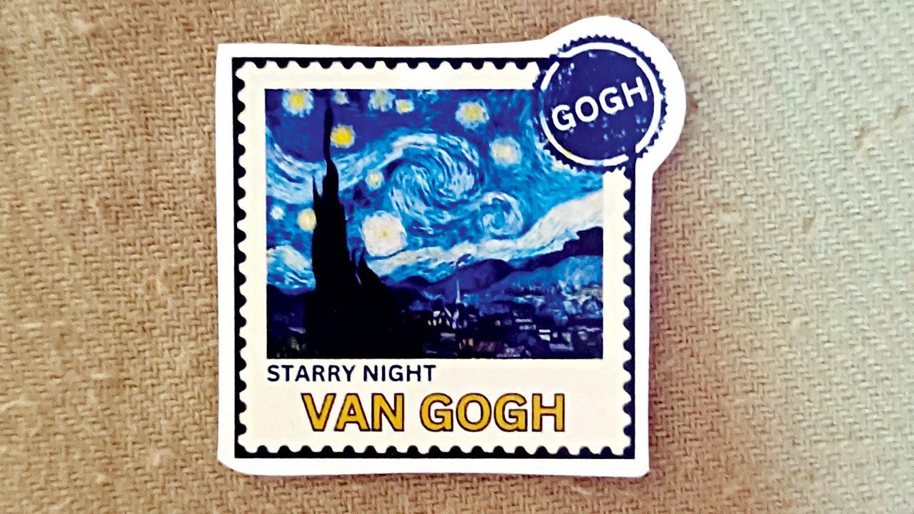 Discovering vintage books and unique stickers