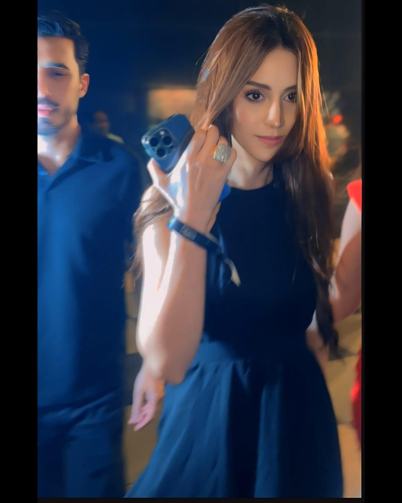 Larissa Bonesi, Aryan Khan's rumoured girlfriend made a separate entry at the event