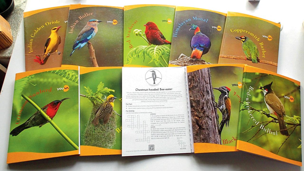 The series features 12 books celebrating birds that are native to India