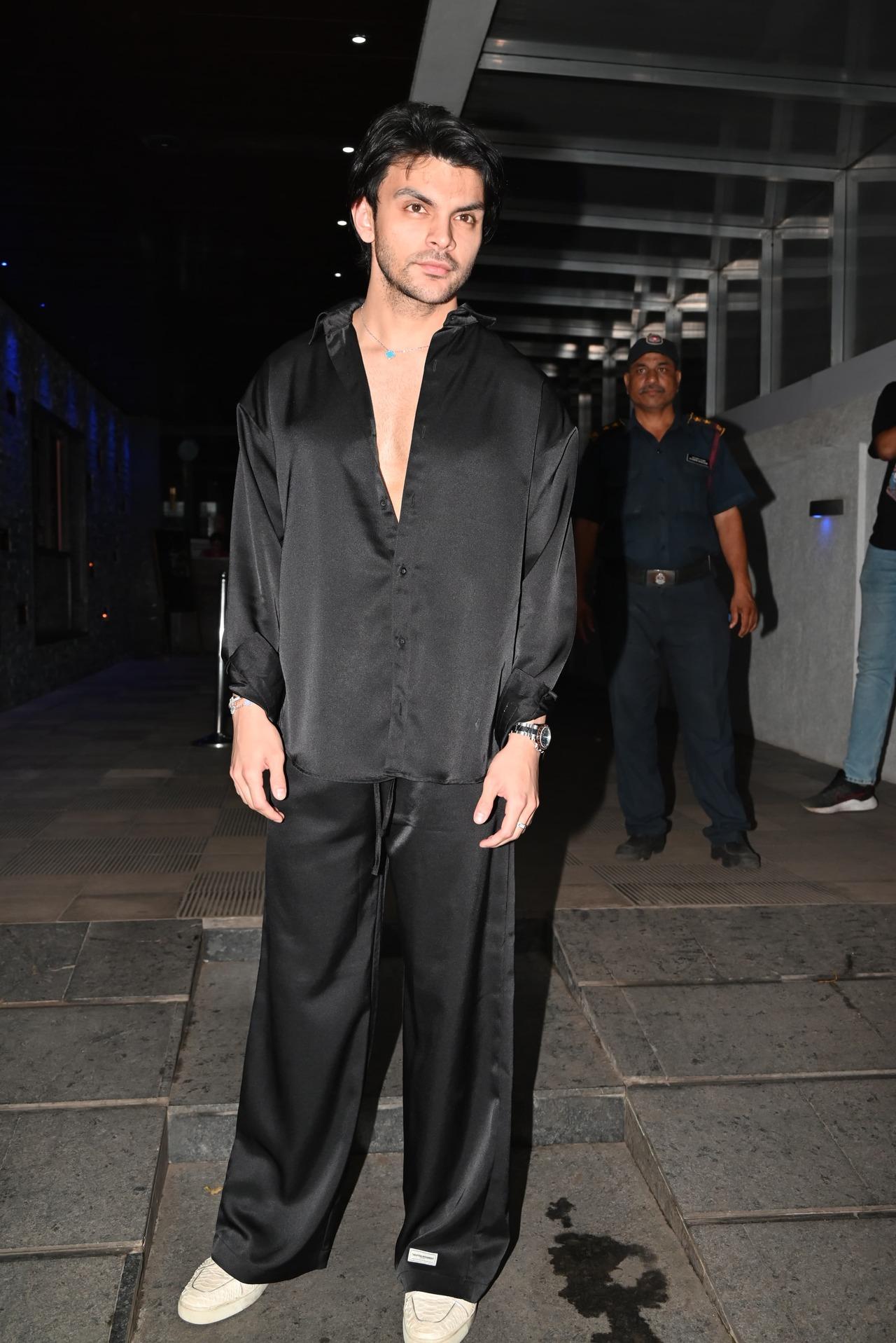Veer Pahariya was also snapped at the success party