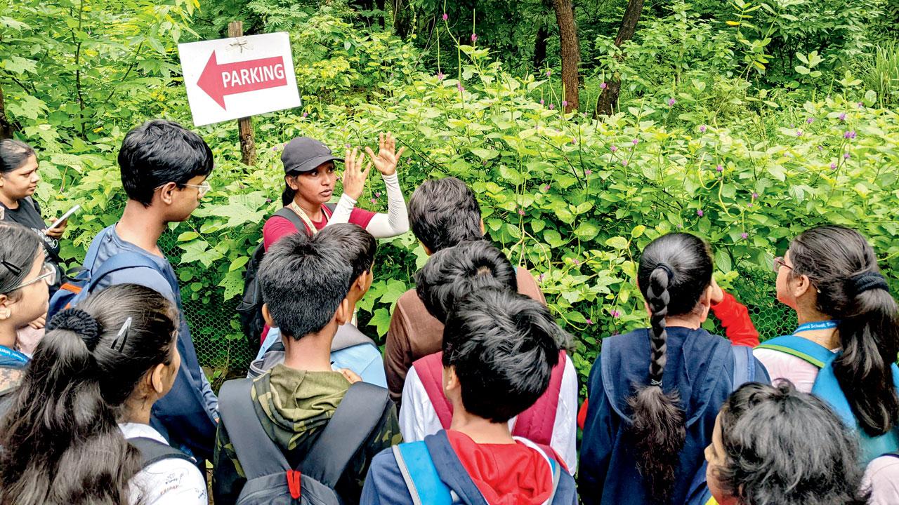 Participants at a previous trail in Goregaon