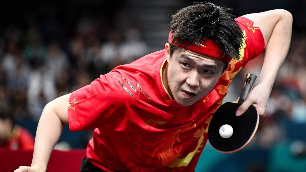 No. 1 Chuqin breaks TT racquet, loses next day