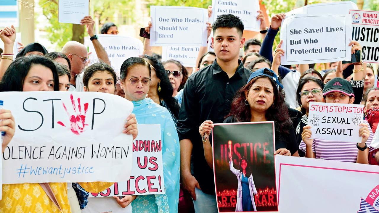 Voices must be heard, said rally participants at Shivaji Park. Pic/Shadab Khan