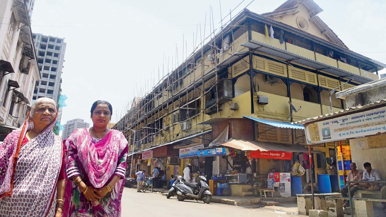 Anasuya Dhone and her daughter Shubhangi Jadhav, at Agripada’s BIT chawl, relied on kind Memon shopkeepers in times of curfew