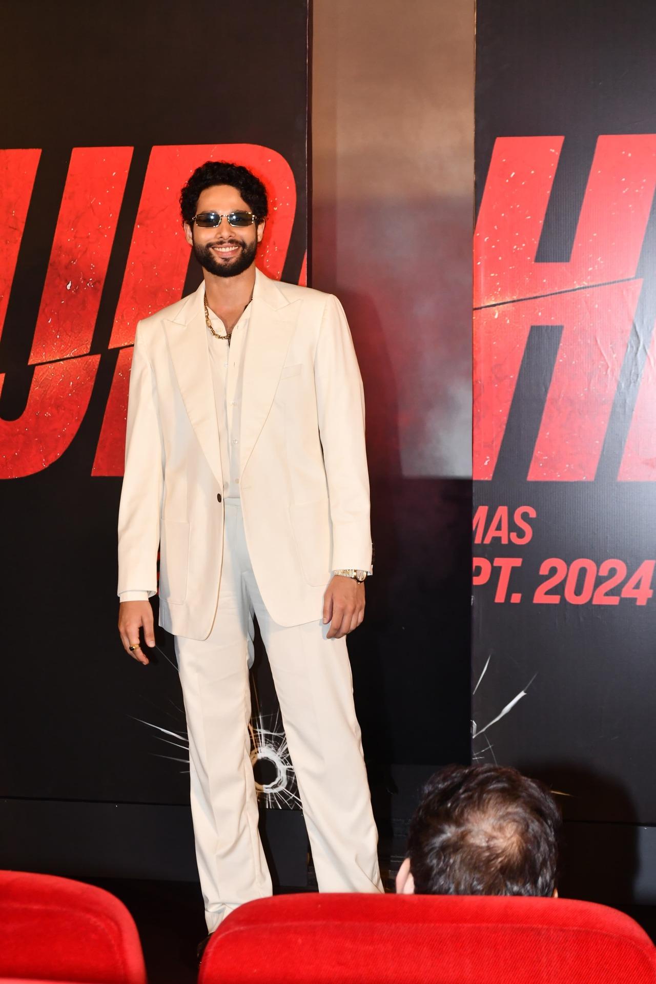Siddhant Chaturvedi wore a smart white on white outfit