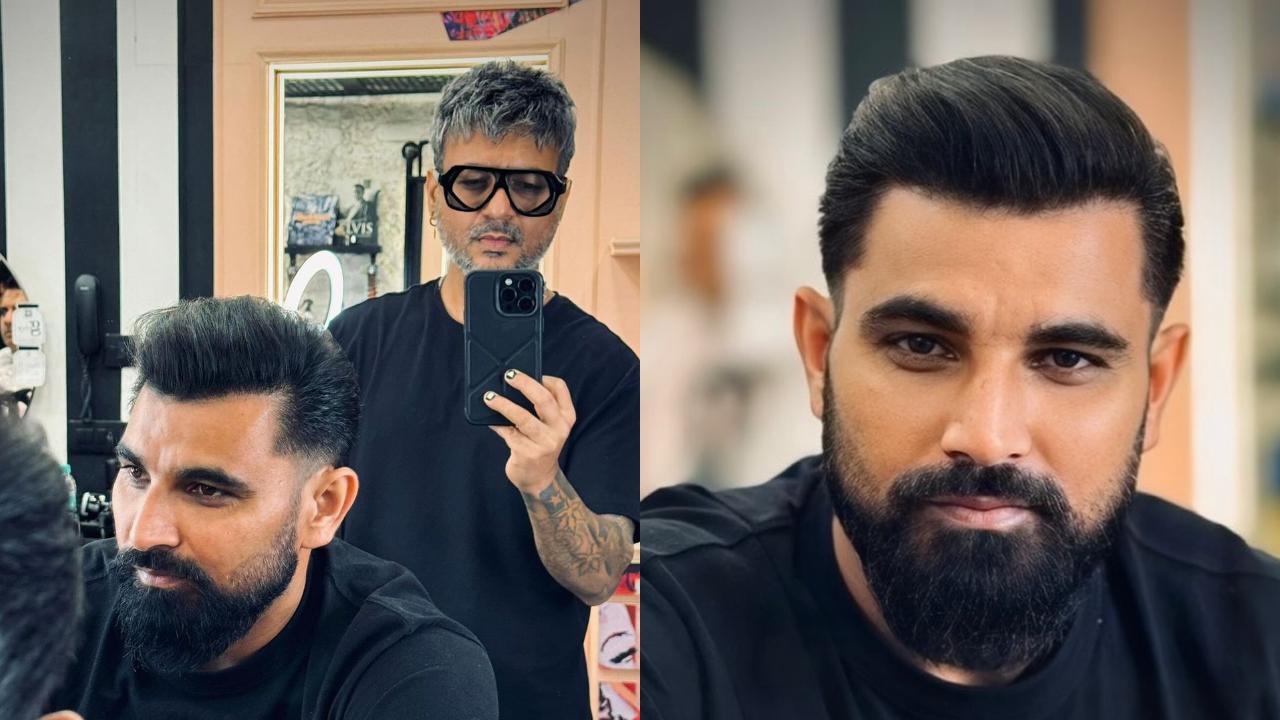 Mohammed Shami gets new look by celebrity hair stylist Aalim Hakim