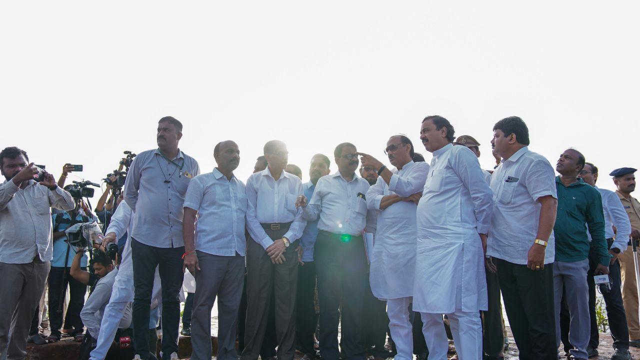 Pawar emphasised that there is no point in debating whether the Navy or the PWD (Public Works Department) is at fault, as the focus is on rebuilding and taking action against those responsible.