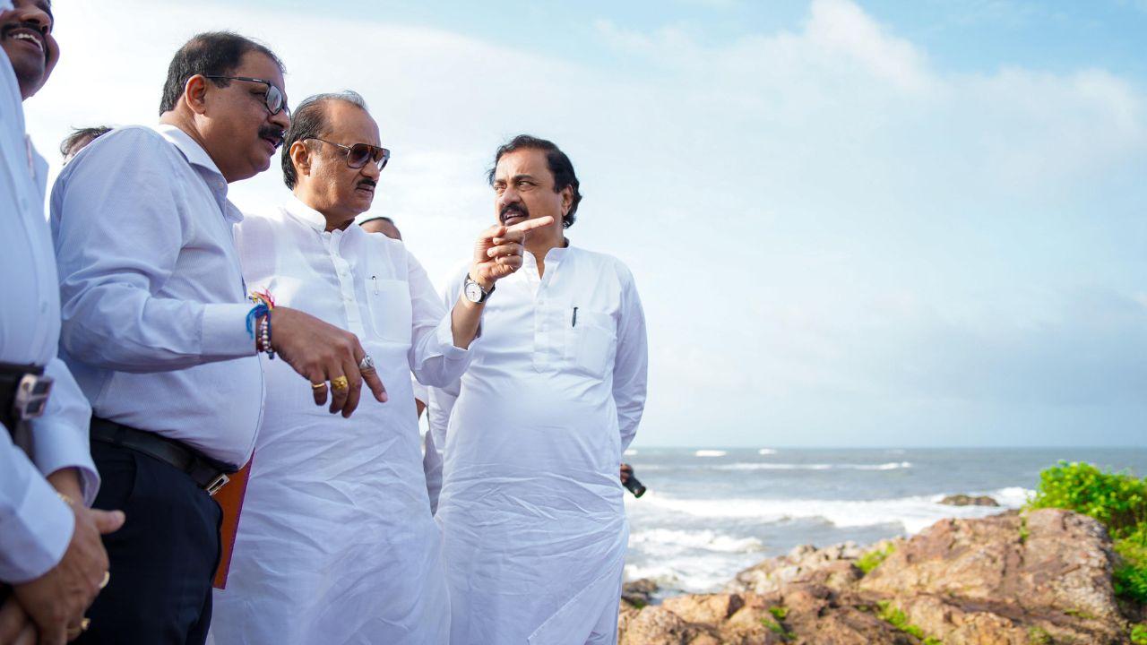During his visit, Pawar also inspected the Rajkot Fort in Malvan, highlighting the importance of the site as a symbol of Maharashtra's self-respect and identity.