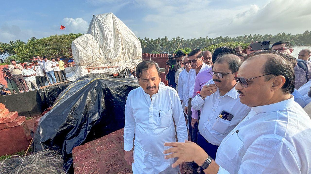 Maharashtra Chief Minister Eknath Shinde has announced that the state government is making decisions on a war footing to reconstruct the statue, with two committees formed to investigate the collapse.