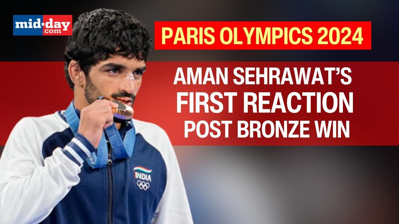 Paris Olympics 2024: Aman Sehrawat’s first reaction after winning Bronze
