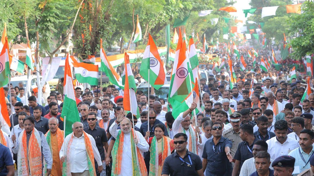 On the occasion, Shah paid tribute to freedom fighter Bhikaji Cama on her birth anniversary. He urged people to remember and honour the sacrifices made by the heroes of India's independence movement.