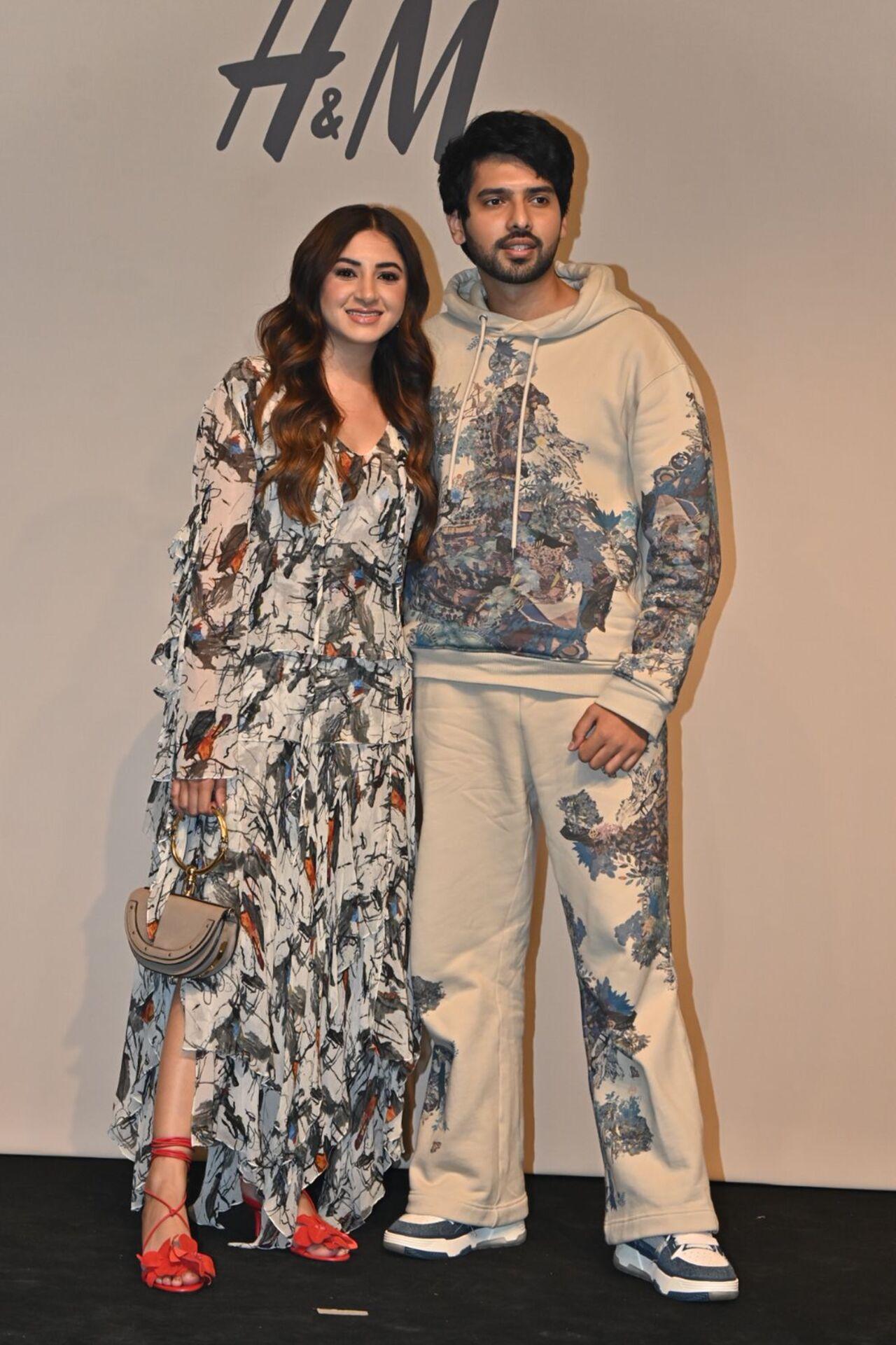 Armaan Malik and his fiance Aashna Shroff arrived in co-ordinated white outfits