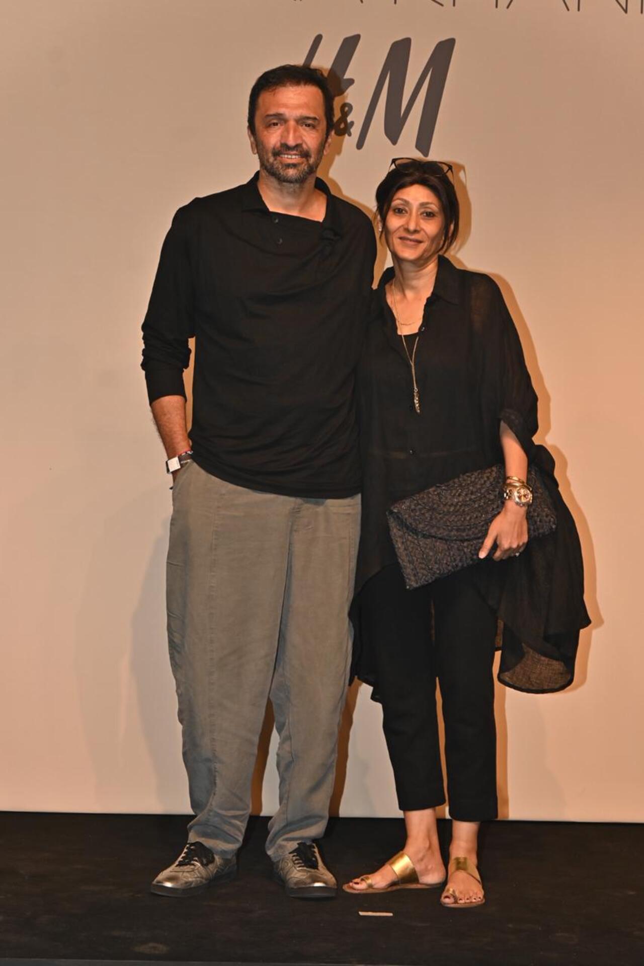 Photographer Atul Kasbekar attended the launch party with his wife Vandana