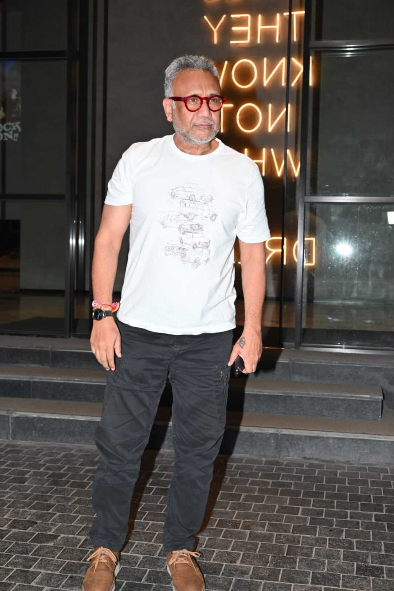 Filmmaker Anubhav Sinha also made sure he didn’t miss out on the premiere. 