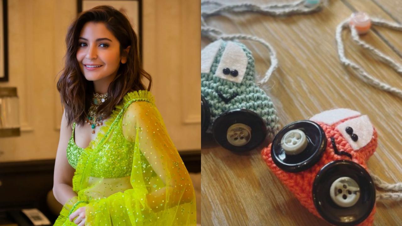 Anushka Sharma shares a glimpse of Akaay’s first rakhi with Vamika