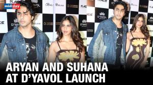 Aryan and Suhana Khan dazzle at Gold Dusk Event