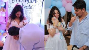 Inside Pics: Yuvika Chaudhary's baby shower, Prince Narula stays close