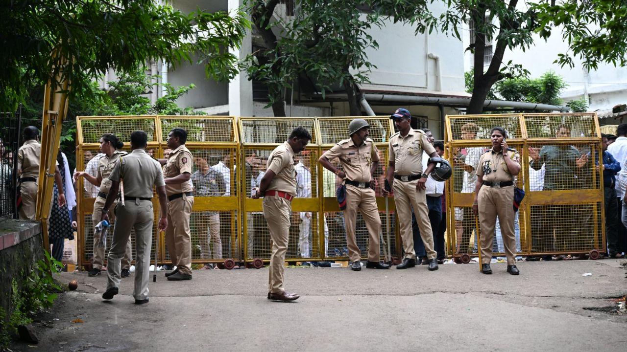 The stone-pelting during the protest injured at least 17 city police personnel and around eight railway police personnel.