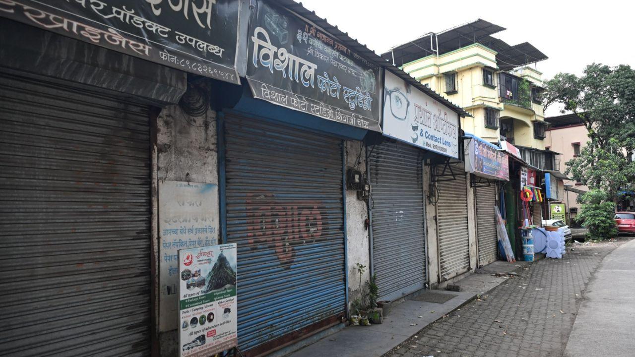 The shops across the city were shut on August 21 and the roads too seemed rather deserted. Most schools in the city were shut too. 