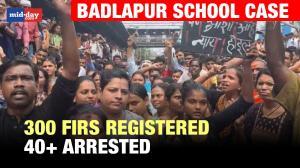 Badlapur school case: 300+ FIRs registered, Over 40 arrested - WATCH VIDEO