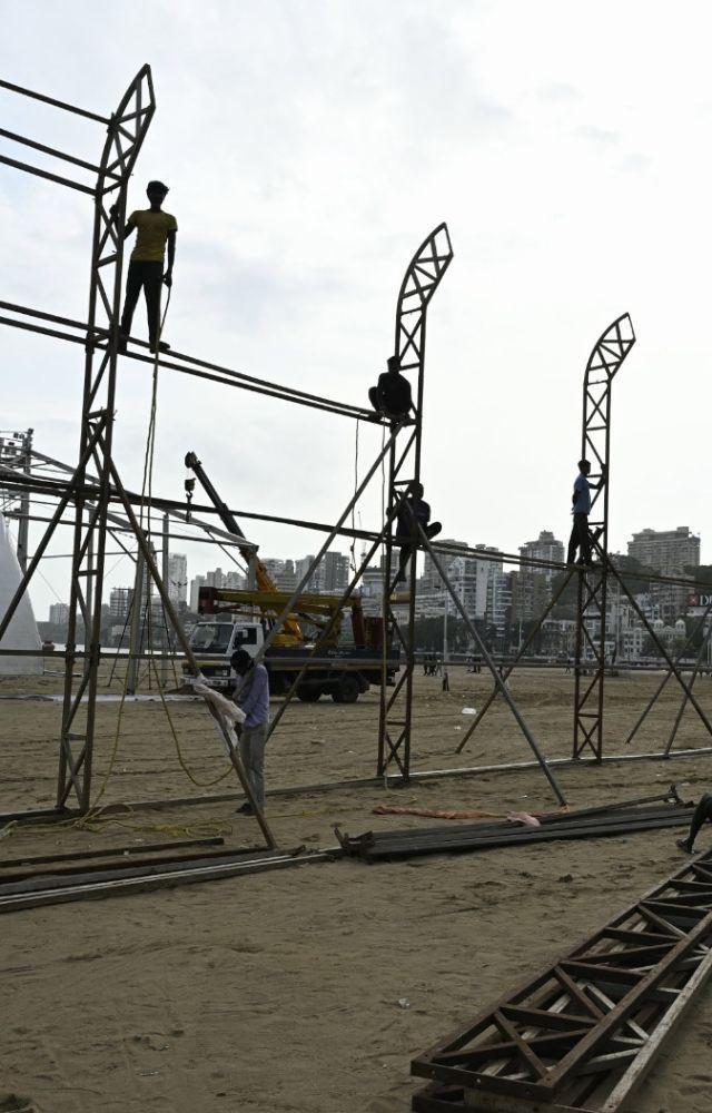 This includes setting up metal plates, levelling sand to ensure a safe & smooth process for large number of devotees expected between Sept 7 & Anant Chaturdashi