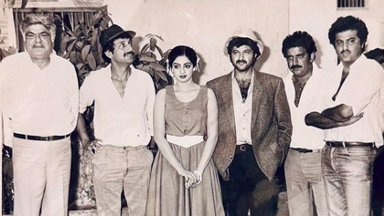 Sridevi, Anil Kapoor's throwback pic from 'Mr India' shoot make you nostalgic