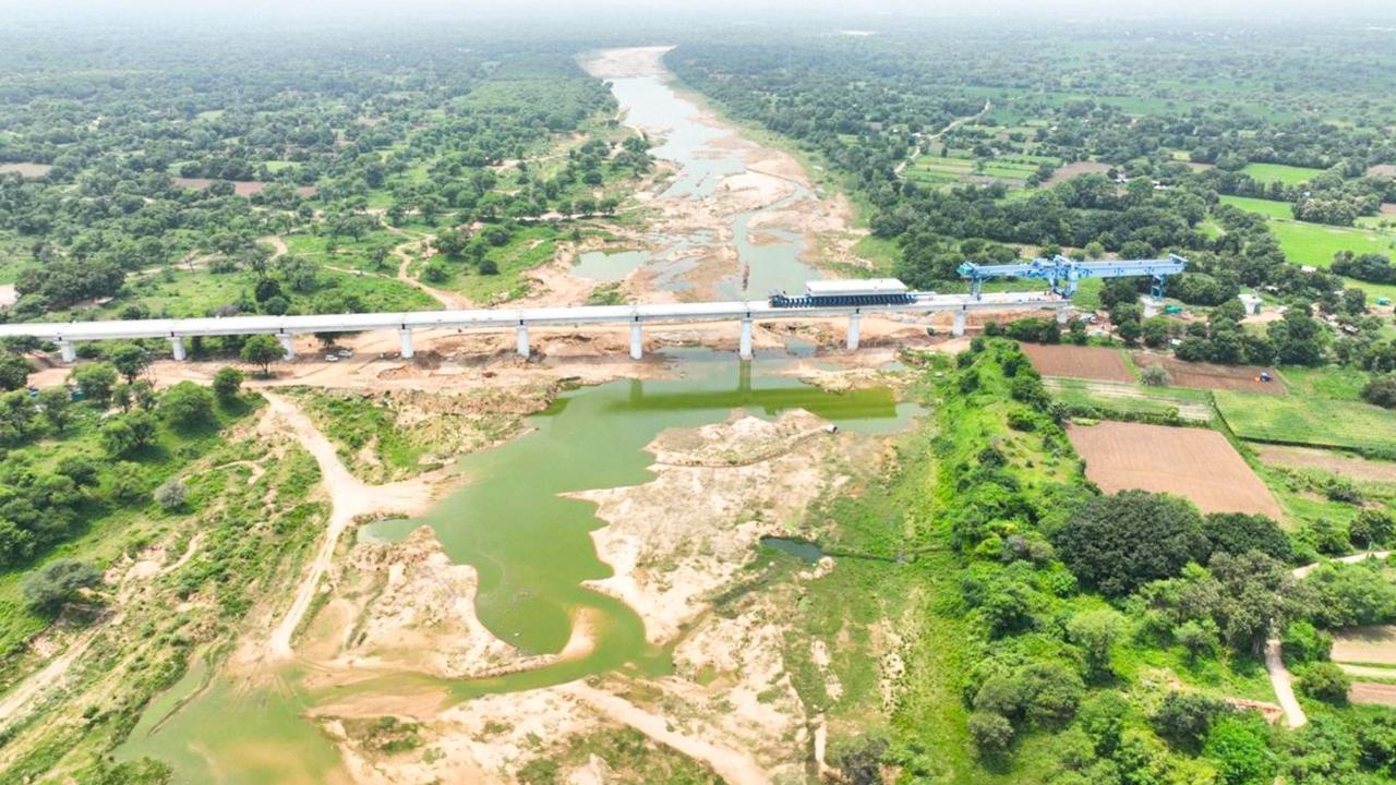 Bullet Train Project: Work of crucial Vatrak River bridge completed