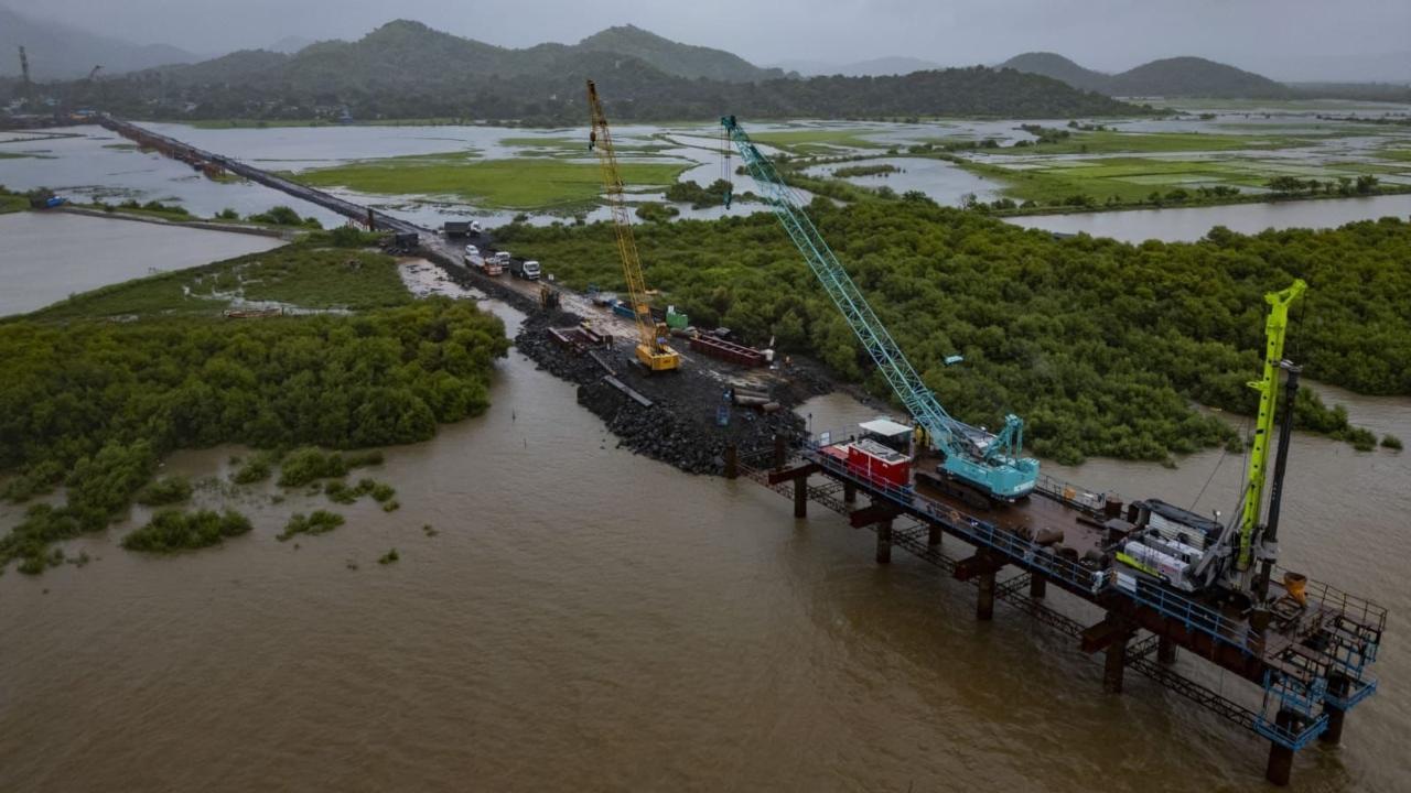 Bullet Train project: Construction progresses on 135 km elevated section in Maharashtra