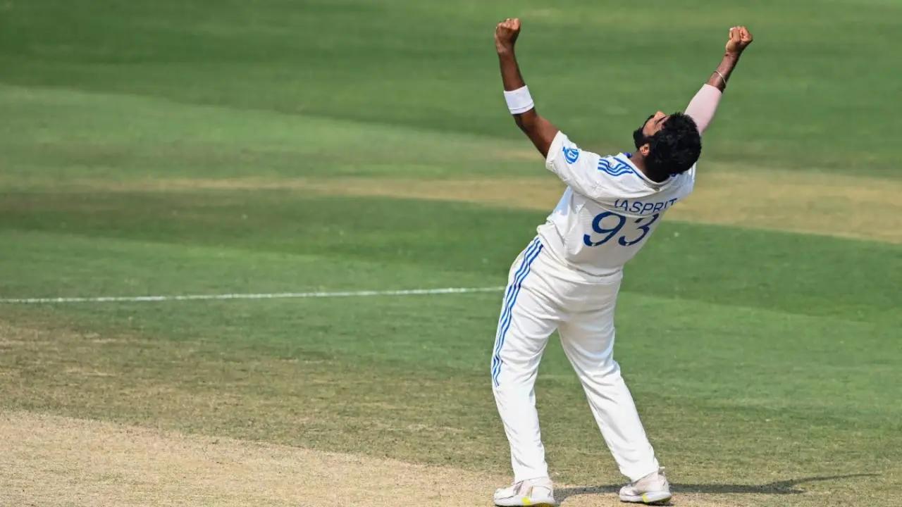Jasprit Bumrah
Having played 26 so far, India's lead pacer Jasprit Bumrah comes second on the list with 110 wickets. To date, his best bowling figures in the longest format of the game is six wickets for 27 runs. The bowler with the unorthodox bowling action has 4 four-wicket hauls and 7 fifers