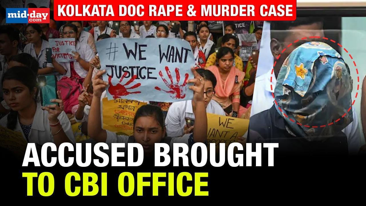 Kolkata doctor rape & murder case: Accused Sanjoy Roy brought to CBI office