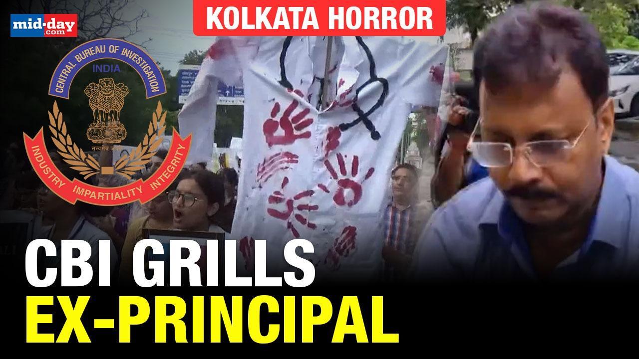 Kolkata Rape Horror: CBI swings into action, Ex-principal of RG Kar Hospital ar