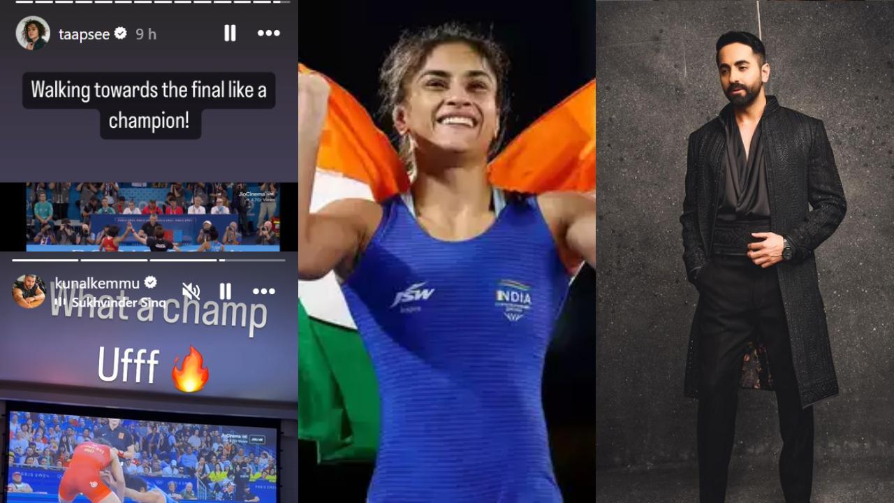 Riteish Deshmukh, Kunal Kemmu to Taapsee Pannu, celebs show happiness over Vinesh Phogat's Olympics win