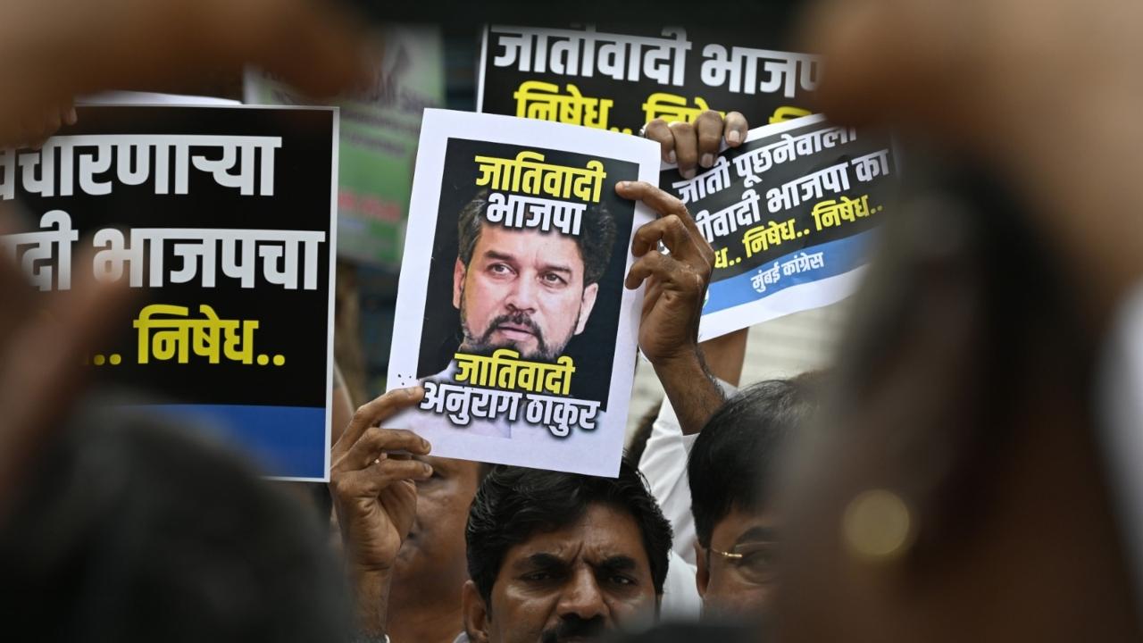 On Tuesday, Rahul Gandhi accused BJP MP Anurag Thakur of 