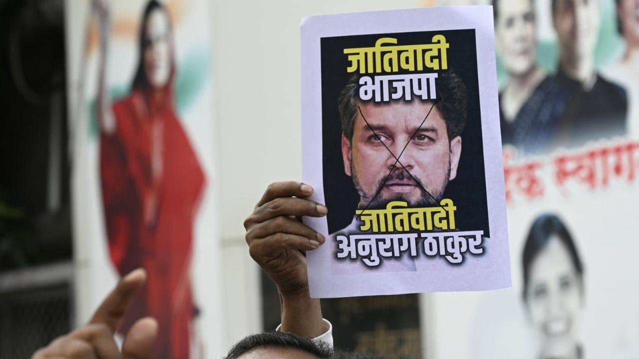 Thakur on Thursday criticized Congress leader Rahul Gandhi, claiming that Congress' ancestors used to refer to backward classes as 