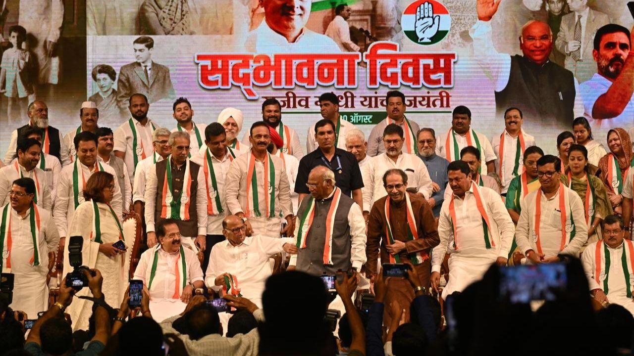 In a post in Hindi on X, Kharge said today the country is celebrating Sadbhavana Diwas. 