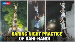 Janmashtami 2024: Watch Dahi-Handi practice of Mumbai's Top Govinda groups