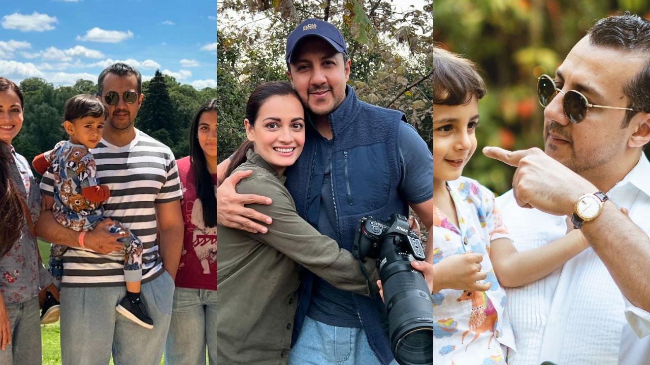'Pause my love': Dia Mirza shares adorable photos with kids to celebrate hubby Vaibhav's birthday