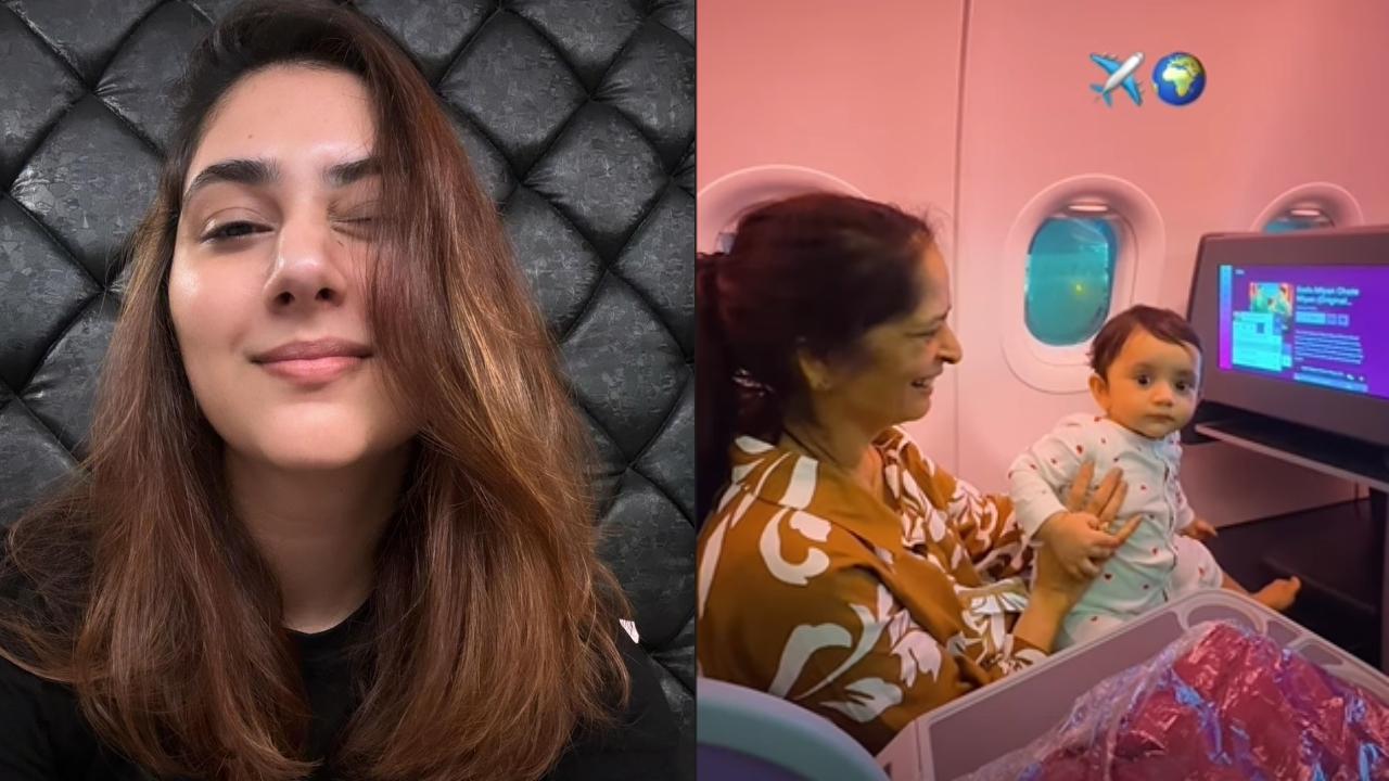 Disha Parmar jets off to Mauritius for a holiday with her baby girl Navya