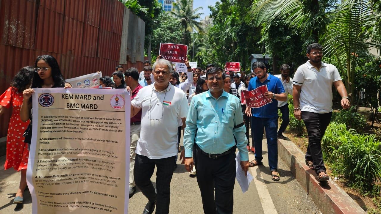 Resident doctors in the state began an indefinite strike on Tuesday to express solidarity with the nationwide agitation against the rape-murder of a post-graduate trainee in Kolkata's RG Kar Medical College and Hospital on August 9