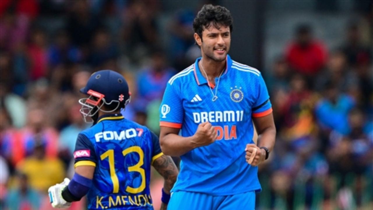 In the match, India all-rounder Shivam Dube dismissed Sri Lanka's wicketkeeper-batsman Kusal Mendis for 14 runs. With this, the all-rounder registered his maiden ODI wicket
